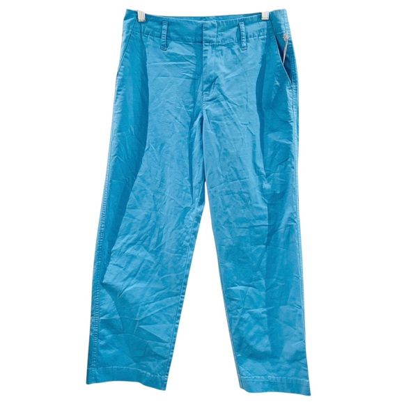 NEW A New Day High-Rise Straight Ankle Chino Blue Cotton Pants Size 6 - Picture 4 of 4